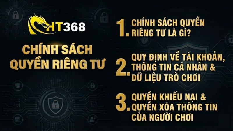 Chính sách quyền riêng tư tại HT368